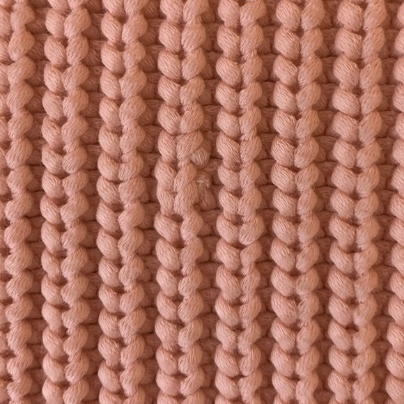 ACNE STUDIOS Katan Heavy Rib Knit Pale Dusty Pink Size Large - Picture 14 of 16